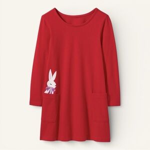 HANNA ANDERSSON EUC/NWOT Bunny Pocket Spring Dress